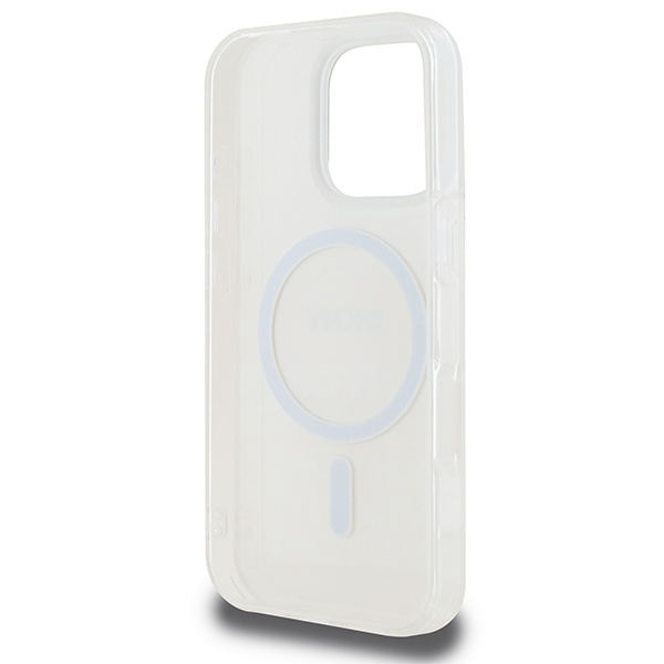 DKNY DKHMP16LHRHSEP iPhone 16 Pro 6.3"różowy/pink hardcase Repeat texture patern & Stripe MagSafe