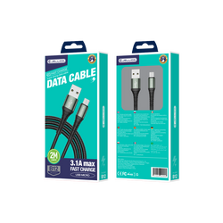 JELLICO cable B12 Micro USB 3.1A 2M Black