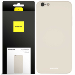 Spacecase Etui Silicone Case iPhone 6/6s Plus bone