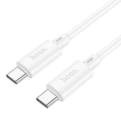 Kabel USB C do USB C Hoco PD 3A 60W 1 m X88 biały