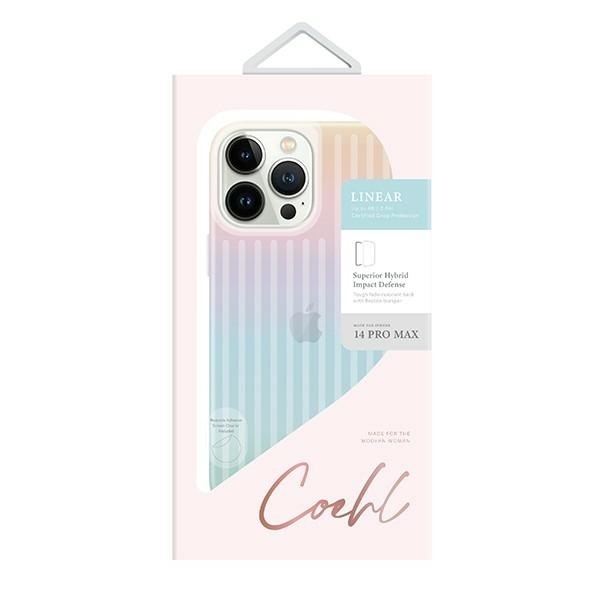Uniq Coehl Linear case for iPhone 14 Pro Max - iridescent