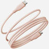 Kabel Energea Helix 60 USB-C do USB-C magnetyczny 480Mbps 60W 1.5m różowy
