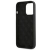 Guess GUHMP13XLSLMGBK iPhone 13 Pro Max6,7" black/czarny hardcase Silicone Script Gold Logo MagSafe