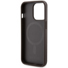 Guess GUHMP13XP4RPSW iPhone 13 Pro Max6.7" brązowy/brown hardcase 4G Printed Stripes MagSafe