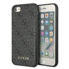 Guess GUHCI8G4GFGR iPhone SE 2022 / 2020/ 7 / 8  szary/grey hard case 4G Metal Gold Logo