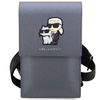 Karl Lagerfeld Handbag KLWBSAKCPMG silver/silver Saffiano Karl & Choupette