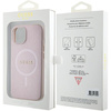 Guess GUHMP15MPSAHMCP iPhone 15 Plus / 14 Plus 6.7" różowy/pink hardcase Saffiano MagSafe