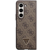 Guess GUHCZFD5P4TDPW F946 Z Fold5 brązowy/brown hardcase Leather 4G Triangle Strass