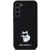 KARL LAGERFELD KLHCS24MSMHCNPK S24+ S926 CZARNY/BLACK HARDCASE SILICONE CHOUPETTE METAL PIN