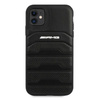 Etui AMG Leather Debossed Lines na iPhone 11 / Xr - czarne