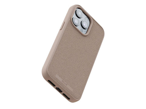 Njord "Fabric MagSafe" Cover for Apple iPhone 15 Pro Max, Pink Sand