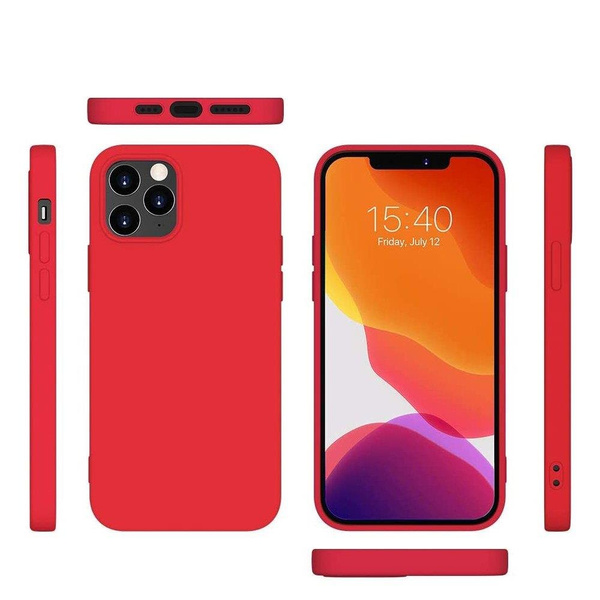 SILICONE CASE SOFT FLEXIBLE RUBBER COVER FOR XIAOMI REDMI NOTE 10 5G / POCO M3 PRO RED