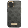 Guess GUHMP14MU4GPRK iPhone 14 Plus / 15 Plus 6.7" czarny/black hard case 4G Logo Plate MagSafe