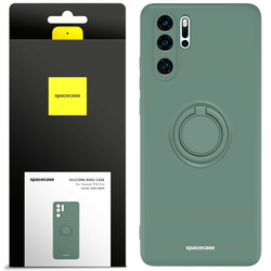 Spacecase Etui Silicone Ring Huawei P30 Pro dark green