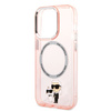 KARL LAGERFELD KLHMP14XHNKCIP IPHONE 14 PRO MAX 6.7 "HARDCASE PINK/PINK ICONIC KARL & CHUPETTE MAGSAFE