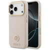 Etui Guess Grained Strass Logo MagSafe   do iPhone 17 Pro różowy
