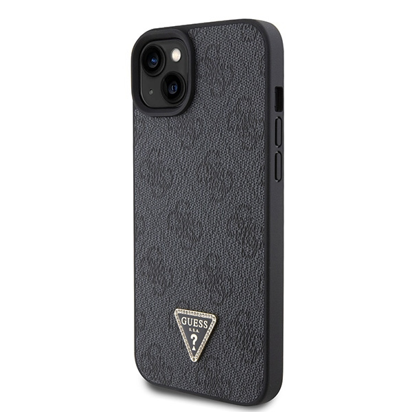 Guess GUHCP15MP4TDSCPK iPhone 15 Plus / 14 Plus 6.7" czarny/black hardcase Crossbody 4G Metal Logo