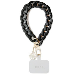 Guess GUOUCBMC4MK Universal Big HandStrap czarny/black Acrylic 4G Charm