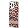 Guess GUHCP13XHSLEOP iPhone 13 Pro Max6,7" różowy/pink hardcase Leopard