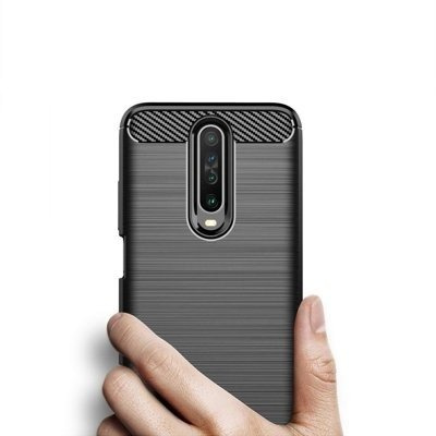 CASE ETUI CARBON LUX CZARNY XIAOMI REDMI K30