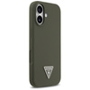 Etui Guess Silicone Triangle Logo        MagSafe do iPhone 17 khaki