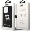 KARL LAGERFELD KLHCP14X3DRKINK IPHONE 14 PRO MAX 6.7" CZARNY/BLACK HARDCASE RUBBER IKONIK 3D