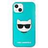 KARL LAGERFELD KLHCP13MCHTRB IPHONE 13 / 14 / 15 6,1" NIEBIESKI/BLUE HARDCASE GLITTER CHOUPETTE FLUO