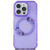 Guess GUHMP16LHFWFCU iPhone 16 Pro 6.3" purpurowy/purple hardcase IML Flowers Wreath MagSafe