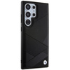 Etui BMW Signature Leather Crossing Lines Pattern na Samsung Galaxy S24 Ultra - czarne