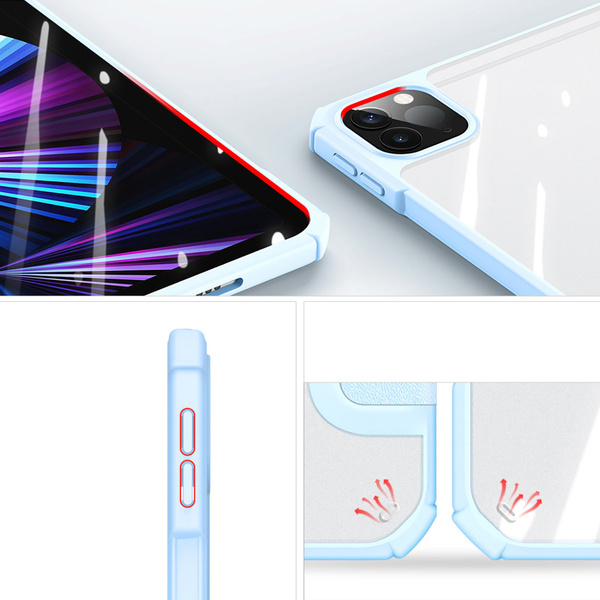Dux Ducis Copa etui do iPad Pro 11'' 2020 / iPad Pro 11'' 2018 / iPad Pro 11'' 2021 pokrowiec smart cover z podstawką niebieski