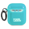 KARL LAGERFELD KLA2UCHFL AIRPODS 1/2 COVER BLUE/BLUE CHOUPETTE