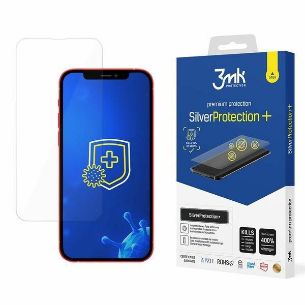 iPhone 13 Pro / iPhone 13 antibacterial screen protector for gamers 3mk Silver Protection+ series