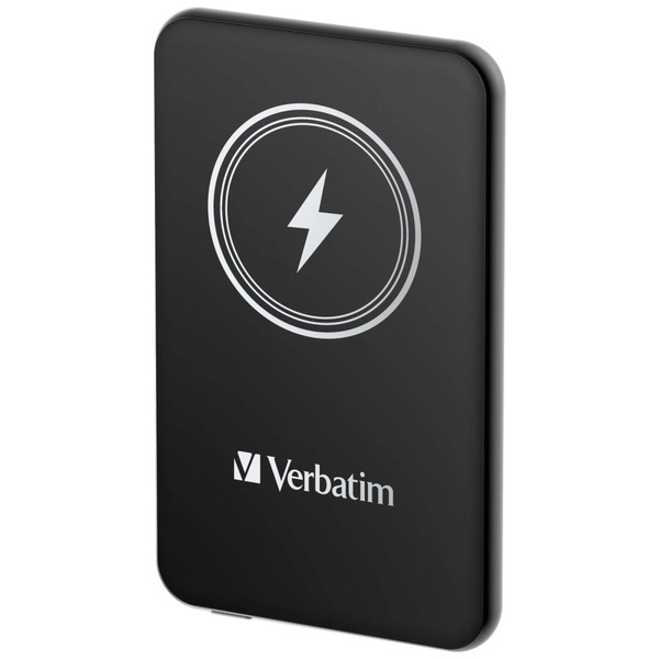 Verbatim Powerbank indukcyjny `n` Go 15W5000mAh Wireless Magnetic czarny/black 32240
