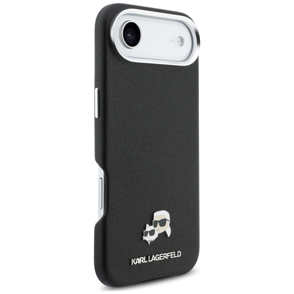 Etui Karl Lagerfeld Karl & Choupette     Head Pins Saffiano MagSafe do iPhone Air czarny