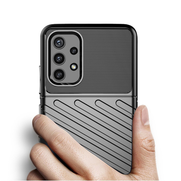 THUNDER CASE FLEXIBLE TOUGH RUGGED COVER TPU CASE FOR SAMSUNG GALAXY A72 4G GREEN