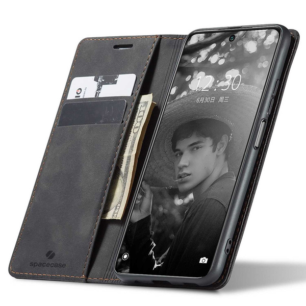 Spacecase Etui Wallet Redmi Note 10 Pro black