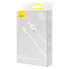 BASEUS SUPERIOR SERIES FAST CHARGING CABLE USB-A - USB-C 100W 480MBPS 2M WHITE