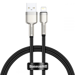 Baseus kabel Cafule Metal USB - Lightning 2,4A 0,25 m czarny