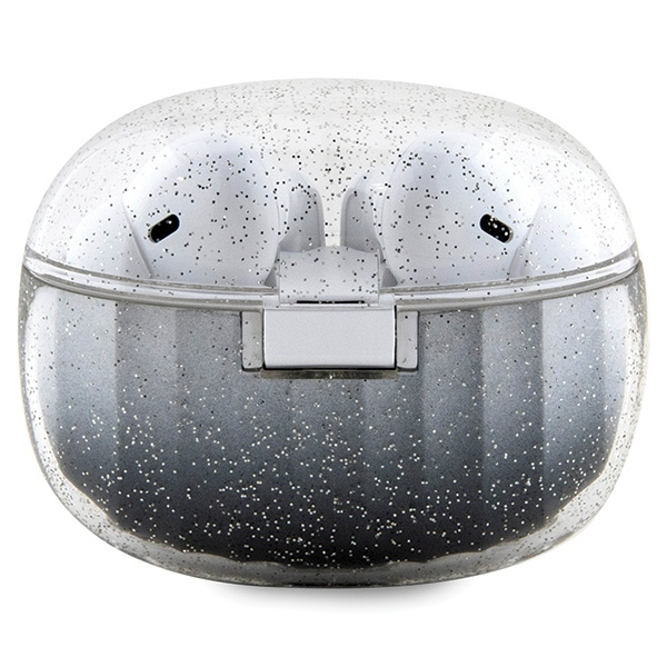 Guess słuchawki Bluetooth GUTWSHDGKEEKTWS + stacja dokująca czarny/black Glitter Gradient