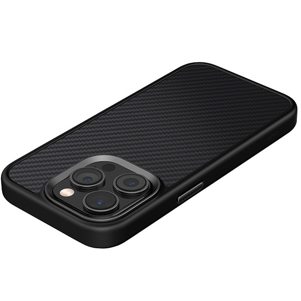 Etui UNIQ Keva Magclick Charging do iPhone 15 Pro - czarne
