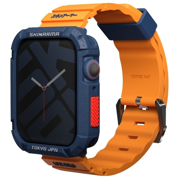 Skinarma pasek Shokku Apple Watch         45/44/42mm pomarańczowy/orange