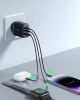 Joyroom JR-TCF10 fast charger 2x USB-C USB-A 32W - black