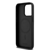 DKNY DKHMP15XPSHRPSK iPhone 15 Pro Max6.7" czarny/black hardcase Leather Monogram Pattern Metal Logo MagSafe