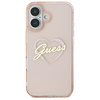 Guess GUHCP16SHCHGSPP iPhone 166.1" różowy/pink hardcase IML Heart