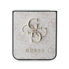 Guess GUHCZF64GMGPI Z Flip6 F741różowy/pink Leather 4G Metal Logo