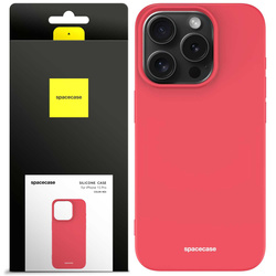 Spacecase Etui Silicone Case iPhone 15 Pro red