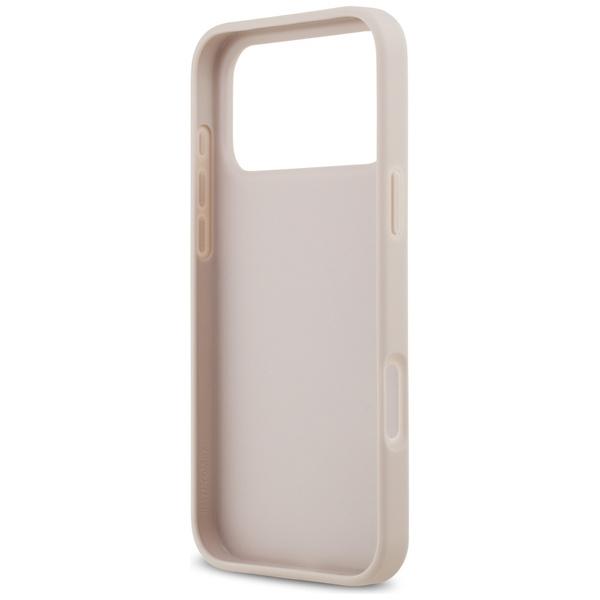 Etui Guess 4G Double Card Triangle do    iPhone 17 Pro Max różowy