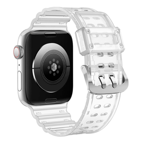 STRAP TRIPLE PROTECTION STRAP FOR APPLE WATCH ULTRA, SE, 8, 7, 6, 5, 4, 3, 2, 1 (49, 45, 44, 42 MM) BRACELET BRACELET TRANSPARENT
