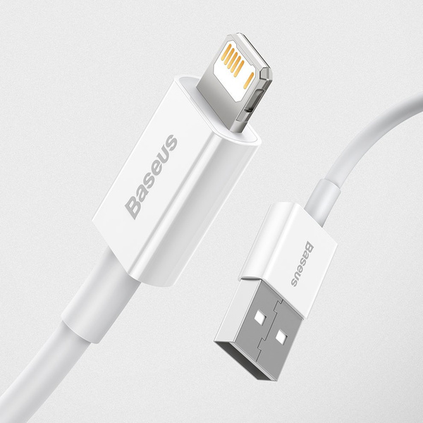 Baseus kabel Superior USB - Lightning 2,0 m 2,4A biały