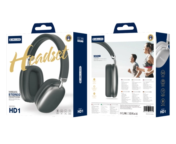 JELLICO wireless headphones HD1 Black